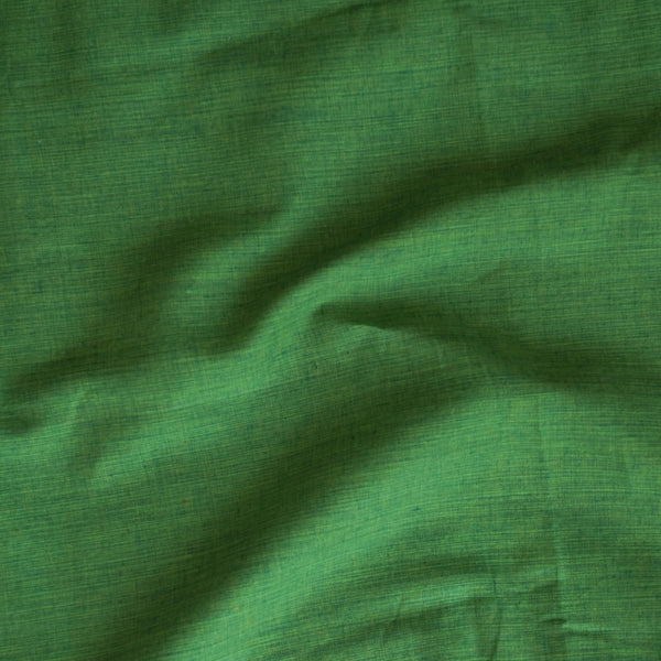 Pure Cotton Oxford Textured Green Fabric