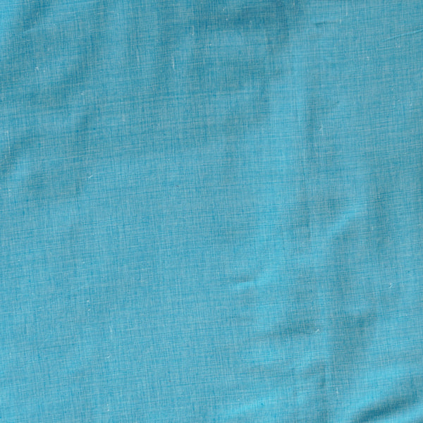 Pure Cotton Oxford Textured Blue Fabric