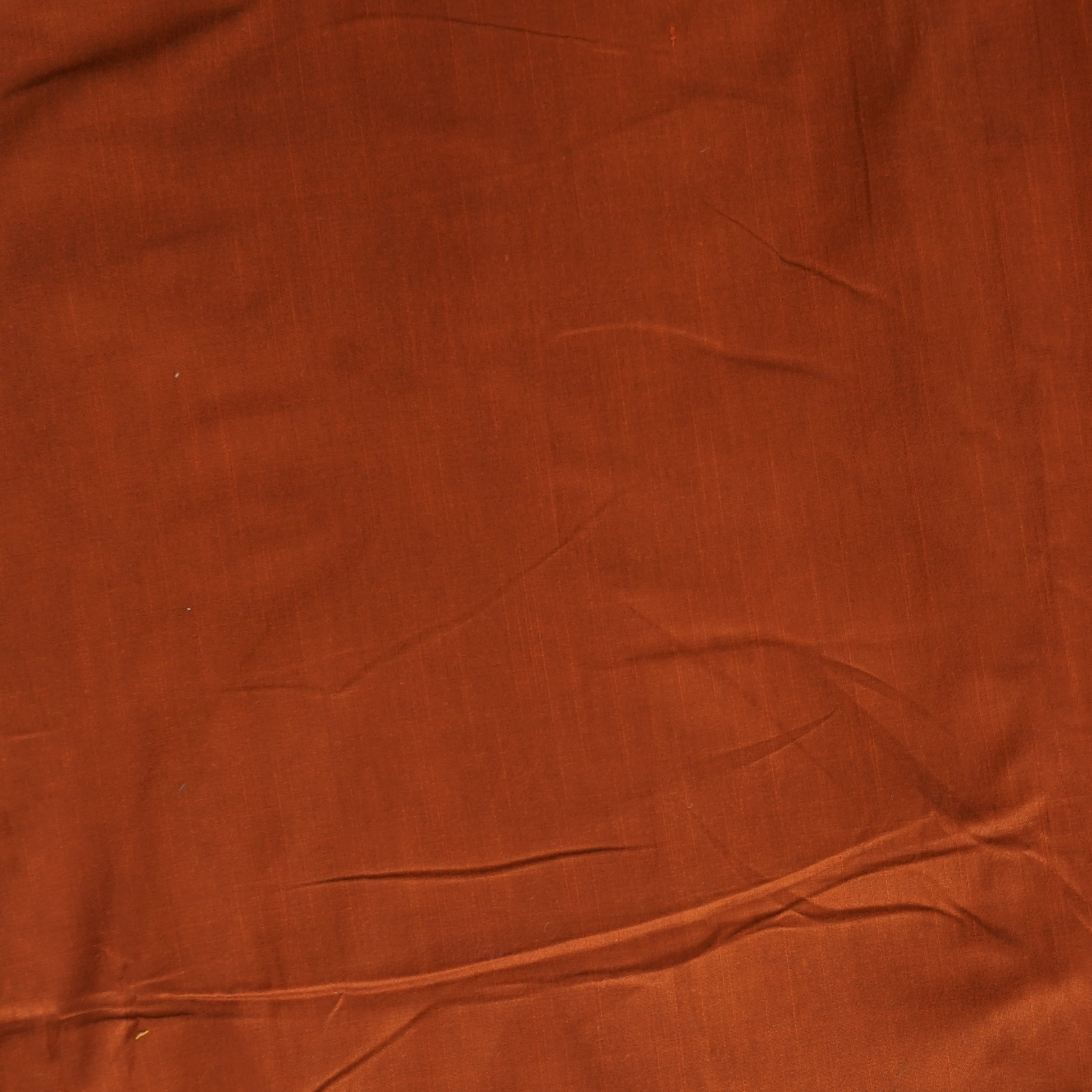 Rust Color Silk Cotton Silk Rust Orange Plain Fabric – Sanskruti