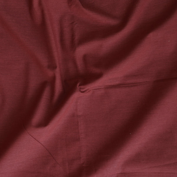 Pure Cotton Handloom Plain Mud Brown Fabric