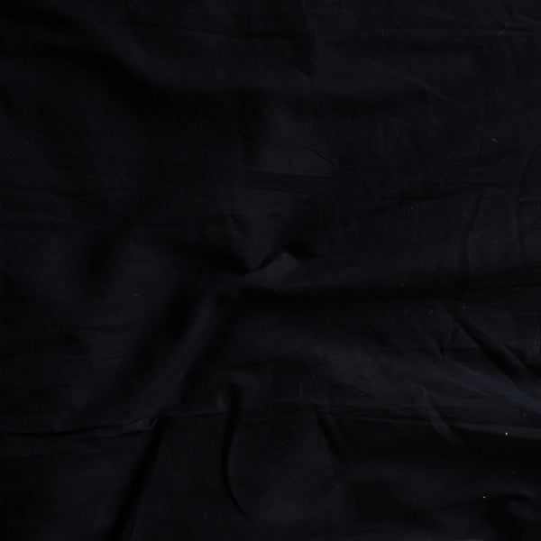 Pure Mul Cotton Extra Soft  Black Secondary Lining Fabric -MD05