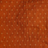 Slub Silk Cotton Orange With Tiny Embroidered Butti Fabric