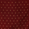 Slub Silk Cotton Maroon  With Tiny Embroidered Butti Fabric