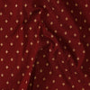 Slub Silk Cotton Maroon  With Tiny Embroidered Butti Fabric
