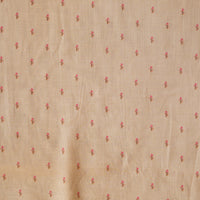 Mogra Chanderi Chiku With Pink Tiny Flower Motif Printed Fabric