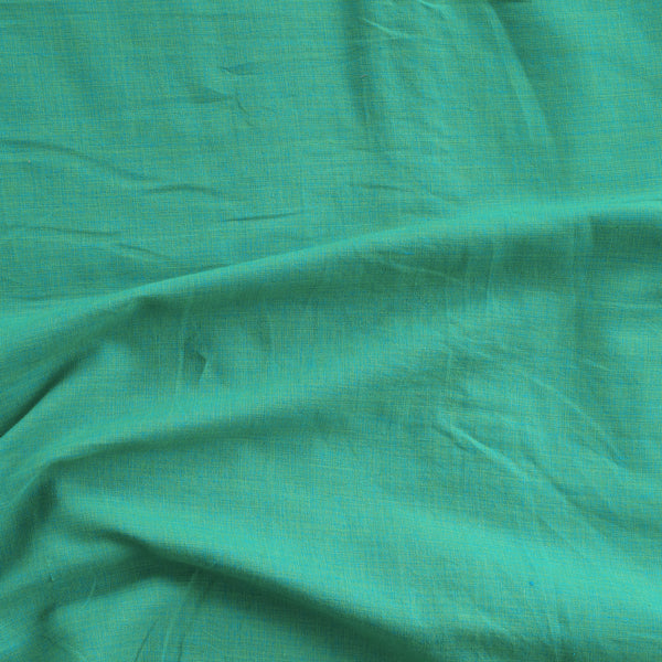 Pure Cotton Oxford Textured Teal Green Fabric