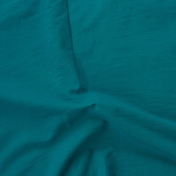 Pure Cotton Teal Plain Fabric