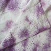 Pre-cut 1.90 cm (Width 56 Inches) Pure Cotton Purple And Cream Abstract Batik Hakoba Fabric