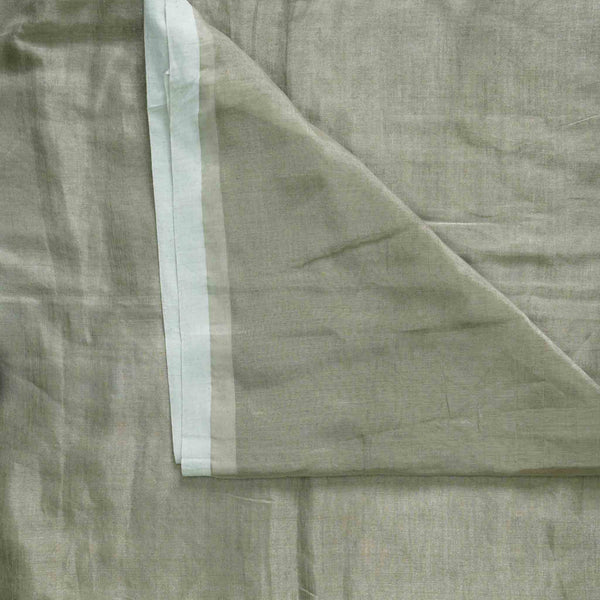 Tissue Plain Sliver Hand Woven Fabric