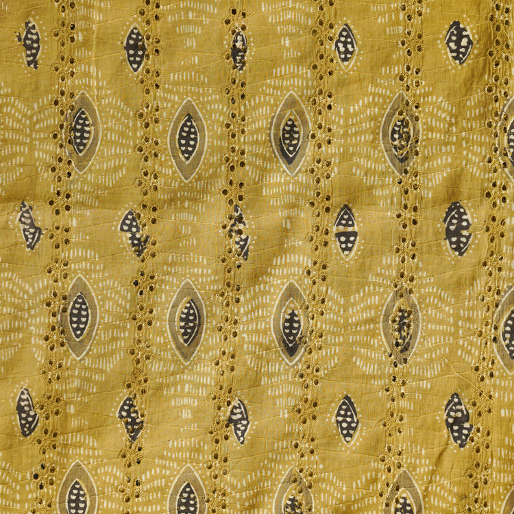 Black - Hakoba Natural Dyed Cotton Hand Block Print Ajrakh Fabric 28