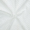 ( Width 55 Inches )  Pure Cotton Hakoba White Flower Design Fabric