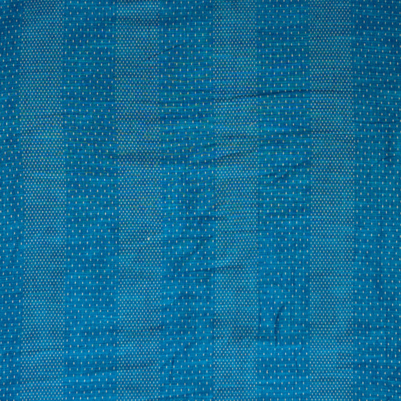 Pure Cotton Handloom Blue With desh Border design And Motif Woven Fabr ...