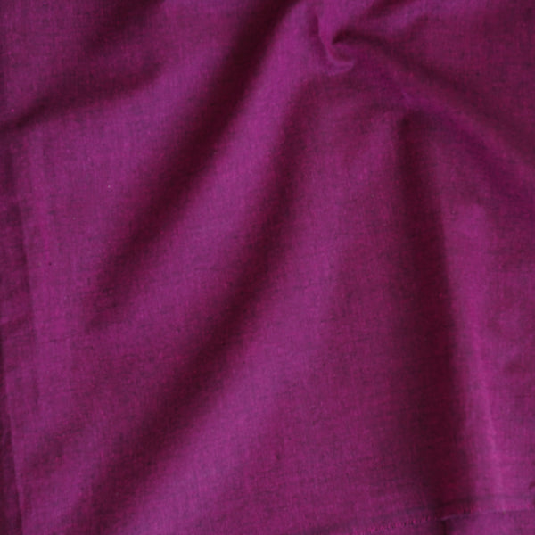 Pure South Cotton Dark Purple  Fabric