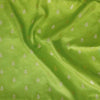 Dola Silk Royal Light Green With Golden Zari Flower Motif Hand Woven Fabric