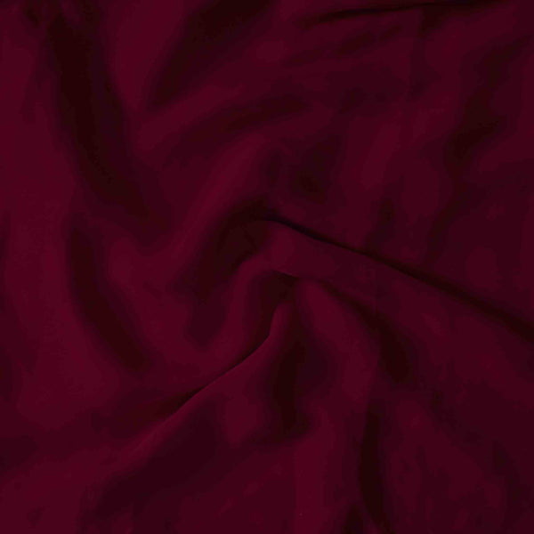 Georgette Lurex Plain Shocking Pink Hand Woven Fabric