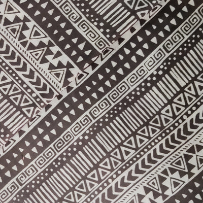 Pure Cotton Kashish Dabu Different Border Intricate Design Hand Block Print Fabric