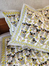 KOALA BEAR - Pure Cotton Hand Block Printed Double Bedsheet Thread Count 250