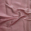 Light Pink With Sliver Leaf Motif Brocade Woven Fabric