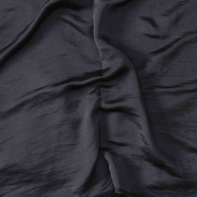 Mango Silk Grey And Dark Grey Reversable Flowing Fabric