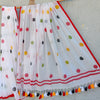 Mul Piku-Mul Cotton With Colourfull Polka Dots Saree