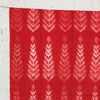 ( Precut 2.18 Meter ) Pin Shibori Navy Red With White Big Cypress Motif Tie And Dye Fabric