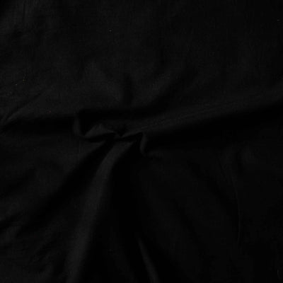 Pre-Cut 1.40 Meter Pure Cotton Ajrak Hand Dyed Black Fabric