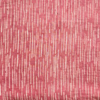 Pure Cotton Dabu Baby Pink With White short Stripes All Over Hand Block Print Fabric