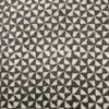 Pure Cotton Dabu Kaatha Kashish Geometry Hand Block Print Fabric
