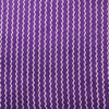 Pure Cotton Dabu Purple And Cream Small Zig-Zag Stripes Hand Block Print Fabric