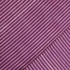 Pure Cotton Dabu Purple With Off White Stripes Hand Block Print Fabric