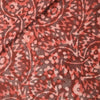 Pure Cotton Dabu With Rust Self Design Hand Block Print Fabric