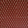Pre-cut 2 meter Pure Cotton Discharge Rust With Tiny Motifs Hand Block Print Fabric