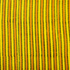 Pure Cotton Gamthi Mustard With Yellow Stripes Hand Block Print Fabric