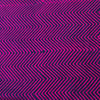 Pure Cotton Gamthi Navy Blue With Pink Zig-Zag  Hand Block Print Fabric