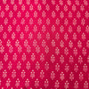 Pure Cotton Gamthi Pink With White Tiny Flower Motif Hand Block Print Fabric