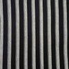 Pure Cotton Handloom Black And Grey Stripes Hand Woven Fabric