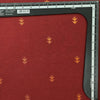 Pure Cotton Handloom Brown With Golden Zari Motif Hand Woven Fabric