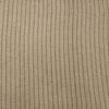 Pure Cotton Handloom Cream With Brown Stripes Hand Woven Fabric