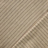 Pure Cotton Handloom Cream With Brown Stripes Hand Woven Fabric