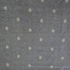 Pure Cotton Handloom Grey With White Motif Hand Woven Fabric