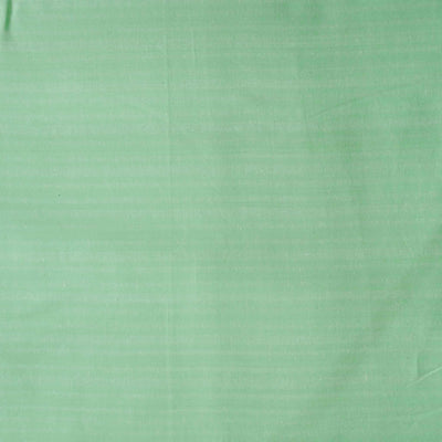 ( Pre-Cut 1.70 Meter)Pure  Cotton Plain Mint Green Hand Woven Fabric