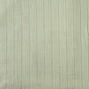Pure Cotton Handloom White With Green Stripes Hand Woven  Fabric