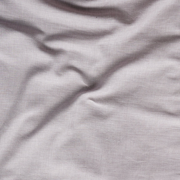 Pure Handloom Cotton Texture Pastel Grey Fabric – Sanskruti