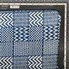Pure Cotton Indigo Intricate Design Patches Hand Block Print Fabric