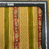 Pure Cotton Jaipuri Cream With Green And Red Border Intricate Design Hand Block Print Fabric