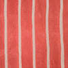 Pure Cotton Jaipuri White And Big Fat Stripes Of Peach Hand Block Print Fabric