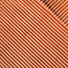 Pure Cotton Jaipuri White With Orange Stripes Hand Block Print Fabric