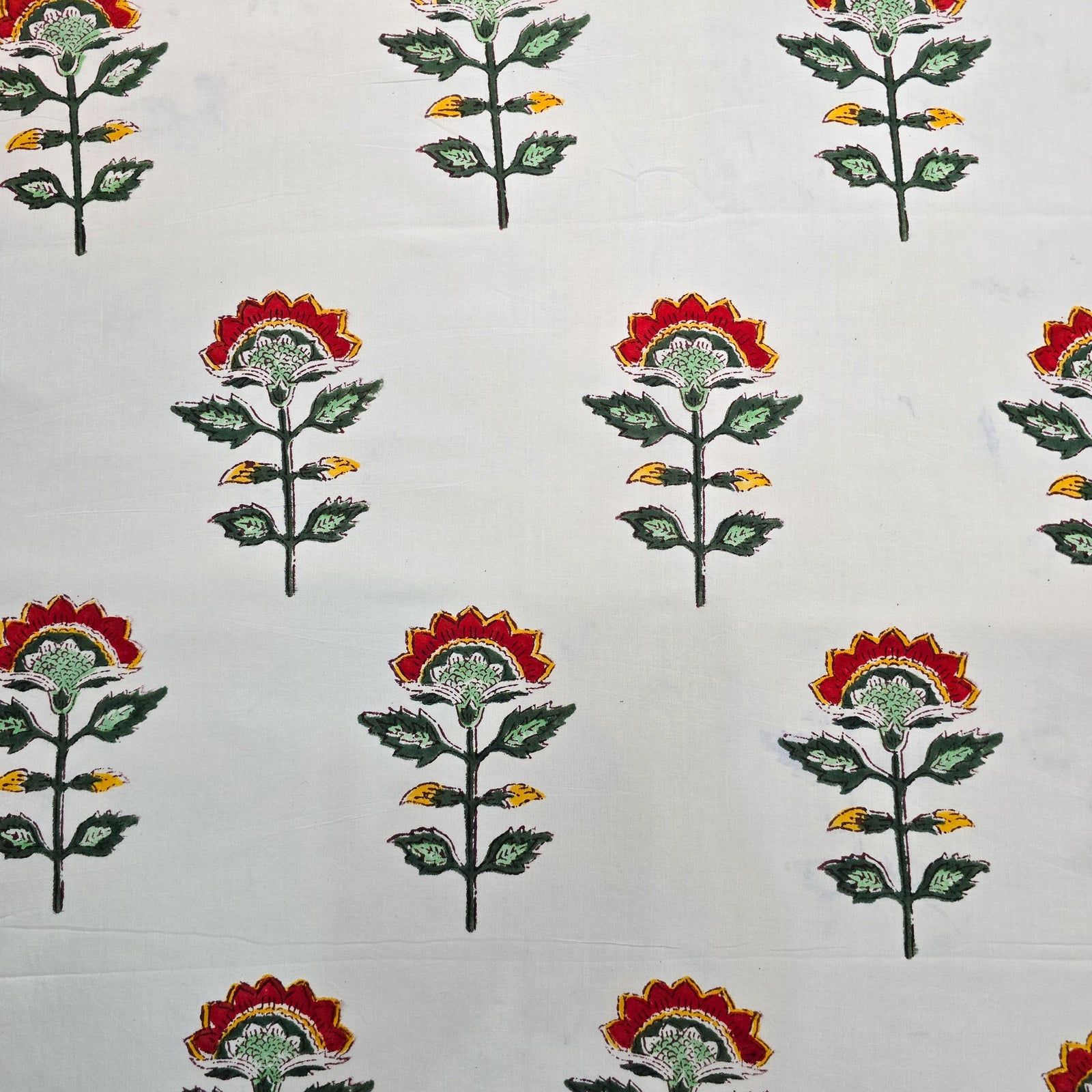 Jaipuri, Mughal , Jaal, Rapid Hand Block Print Cotton Fabrics Online ...