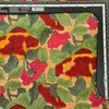 Pure Cotton Jaipuri Yellow With Green And Red Wild Flower Jaal Hand Block Print Fabric