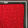 Pure Cotton Kaatha Red With Flower Motif Hand Woven Fabric